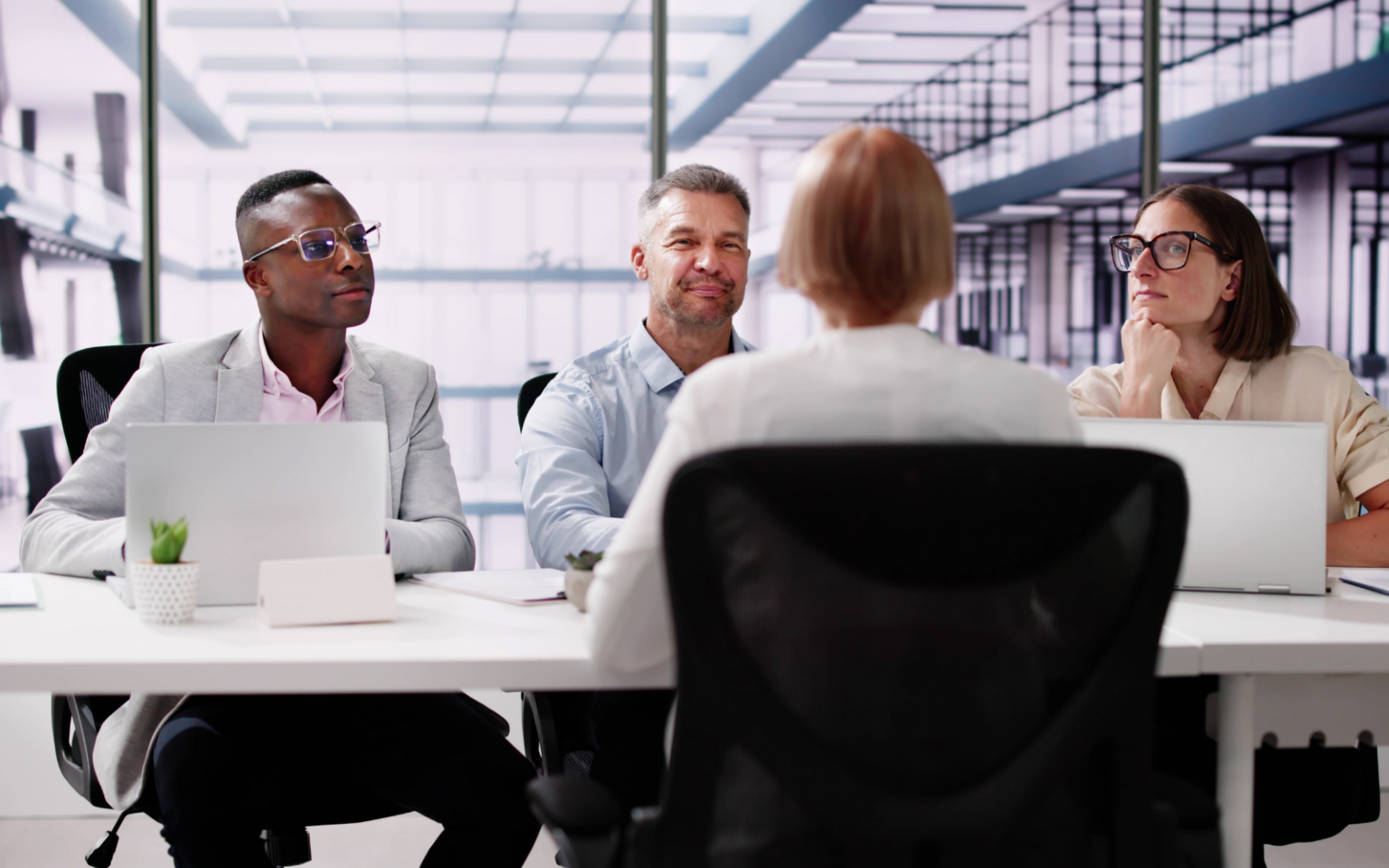 Example of a diverse interview panel